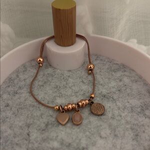 Rose Gold Charm Bracelet